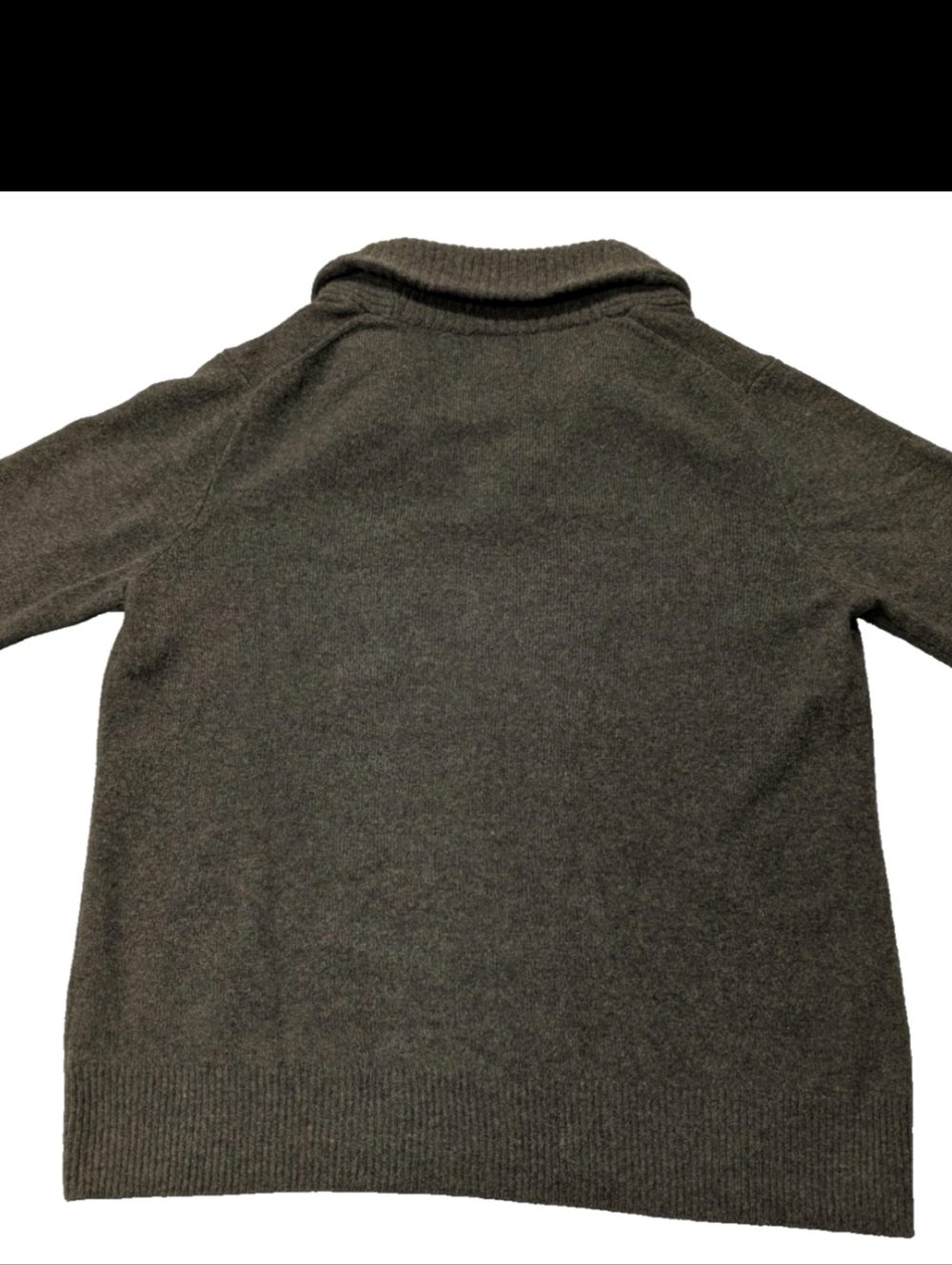 J. Crew 100% Lambswool Shawl Collar Sweater โ Size Large - Picture 3 of 8